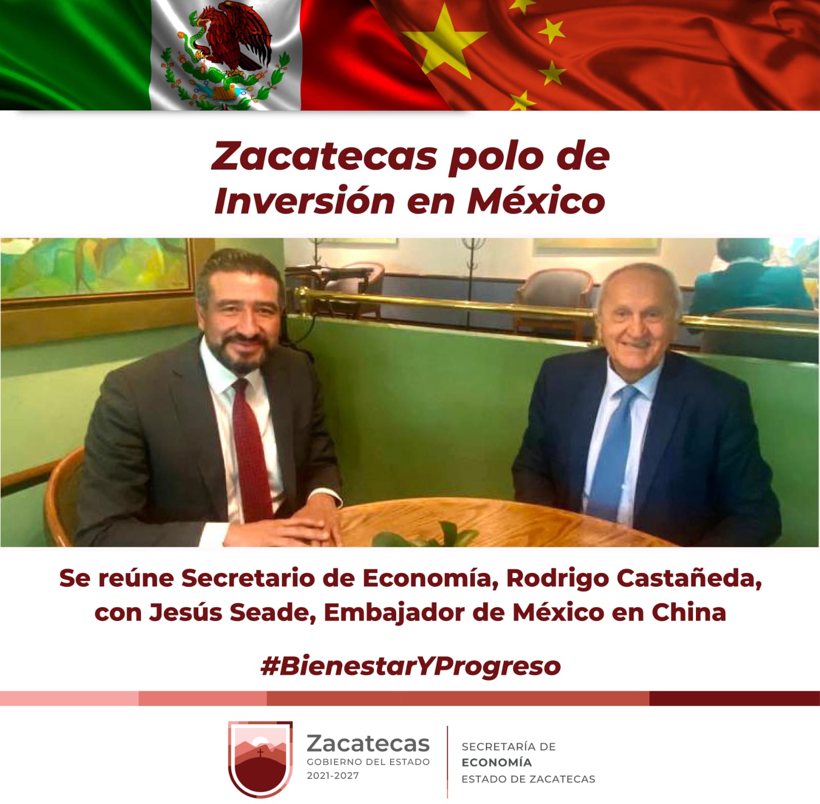 Buscan Inversi N De Empresas Chinas En Zacatecas Ntr Zacatecas