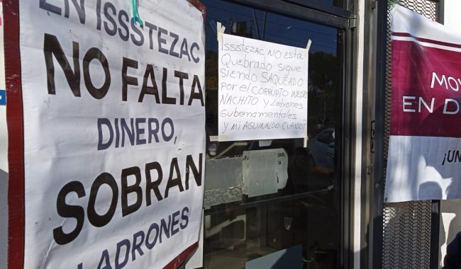 Exigen destitución del director del Issstezac NTR Zacatecas