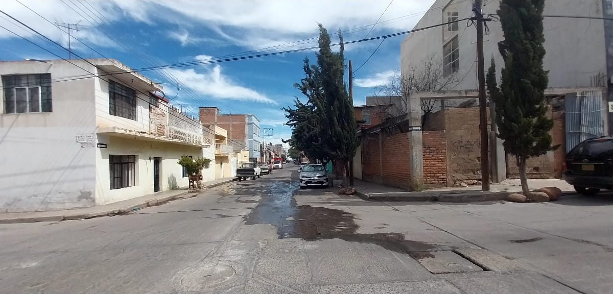 Denuncian Fuga De Aguas Negras En El Centro Ntr Zacatecas