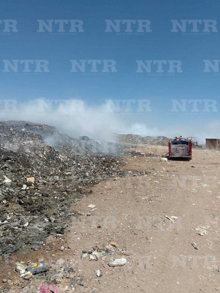 Controlan Incendio En Relleno Sanitario De Fresnillo NTR Zacatecas