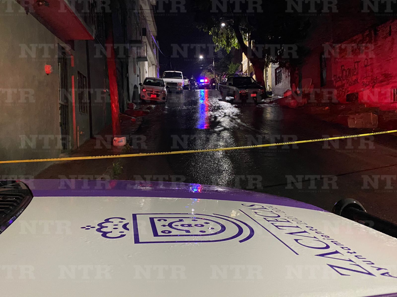 Policía de la DGSPM sufre ataque admado NTR Zacatecas