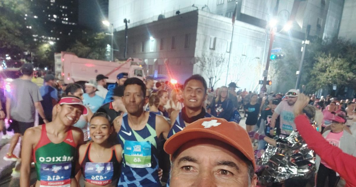 Zacatecanos cumplen con Maratón de Houston NTR Zacatecas