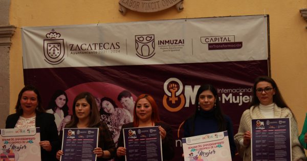 Presentan actividades por Día de la Mujer - NTR Zacatecas