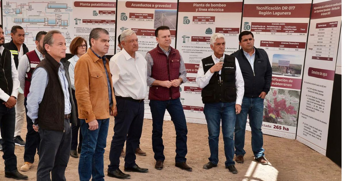 Supervisa Amlo Obras De Agua Saludable Para La Laguna Ntr Zacatecas 4686