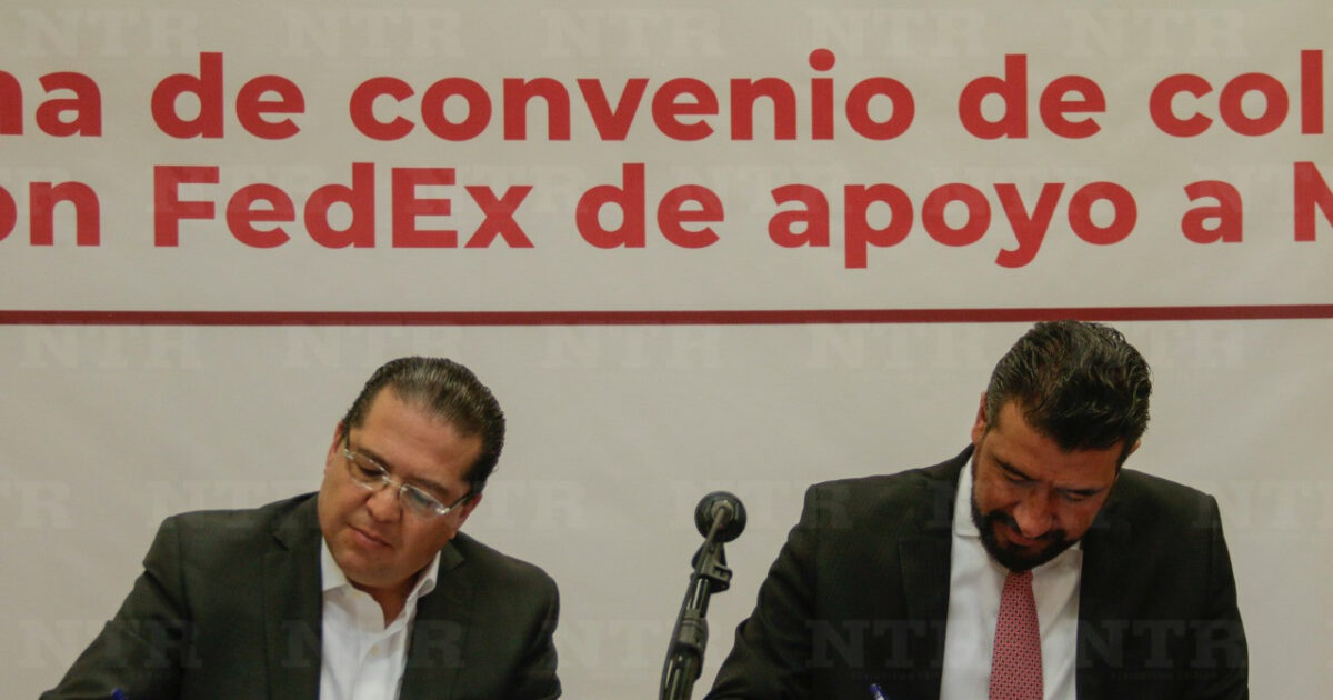 Sezac celebra convenio de colaboración con FedEx NTR Zacatecas