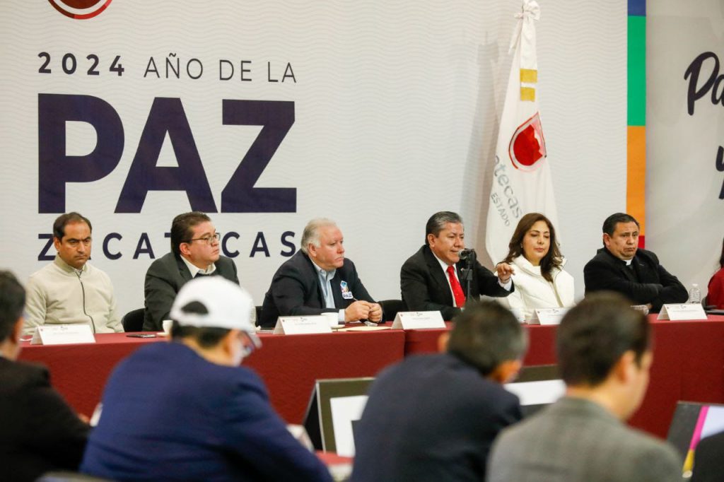 Presenta gobernador Agenda de la Paz Zacatecas 2024 - NTR Zacatecas