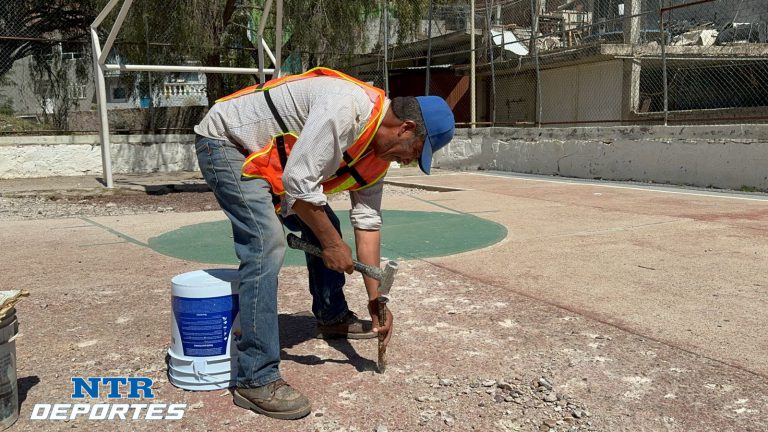 Rehabilitarán canchas deportivas en la Díaz Ordaz