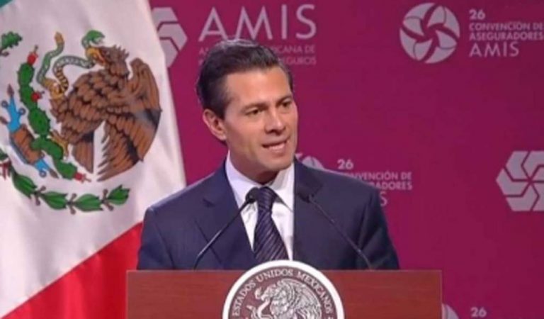 Sólido y solvente el sector asegurador en México: Peña Nieto