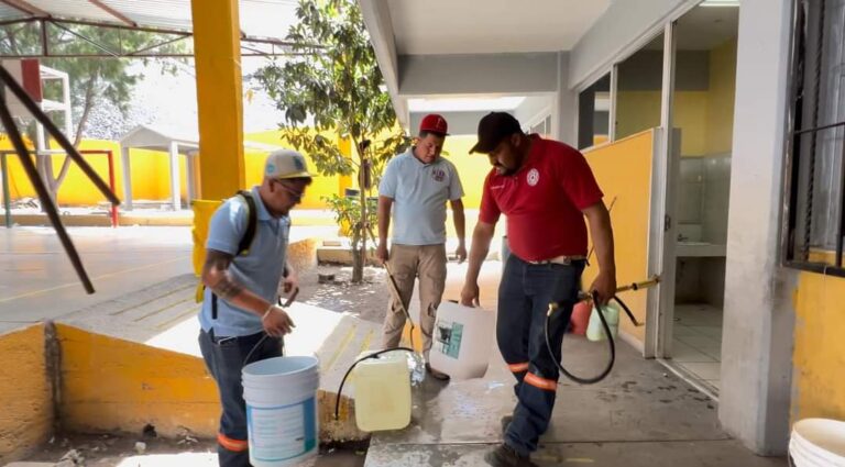 Fumigan primaria por plaga de garrapatas