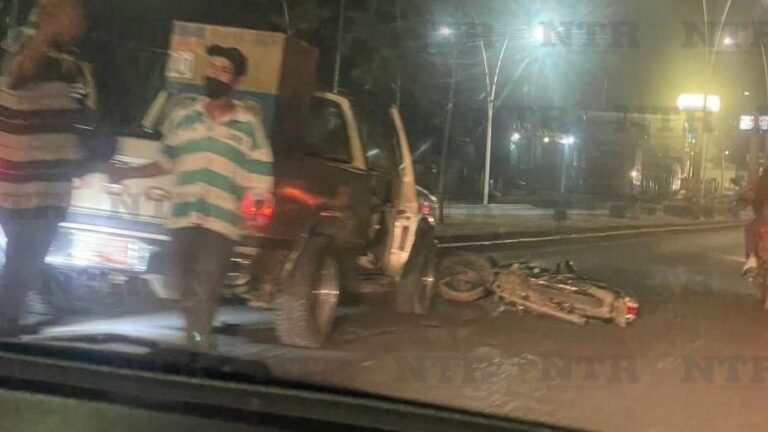 Se impactan motocicleta y camioneta; hay un lesionado