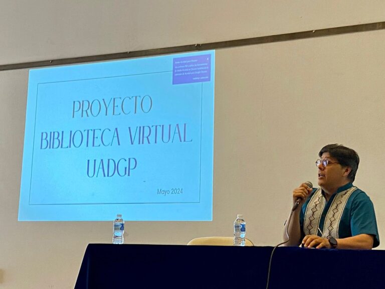 Avanza proyecto de Biblioteca Virtual de UADGP