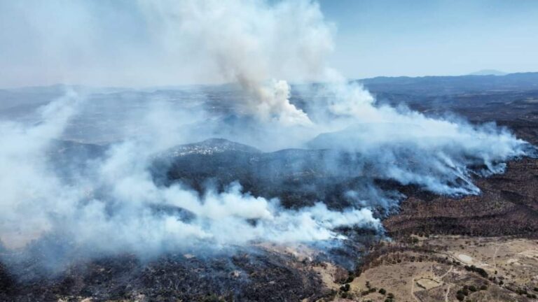 Controlan incendio; fuego alcanzó 4 mil 100 hectáreas
