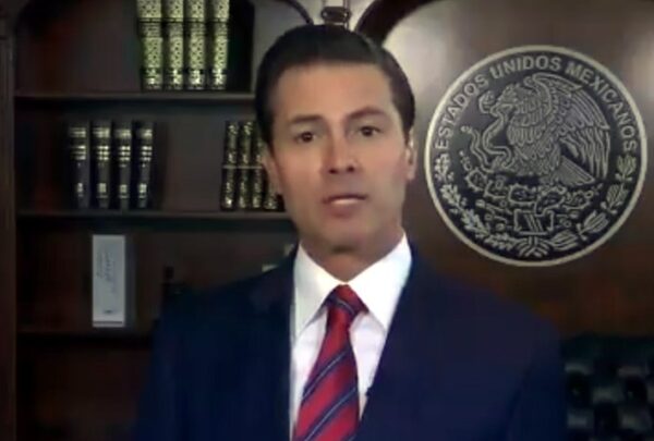 Pide Peña Nieto votar para rechazar violencia