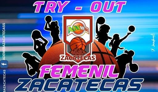 Preparan Try-Outs de Ademeba Zacatecas