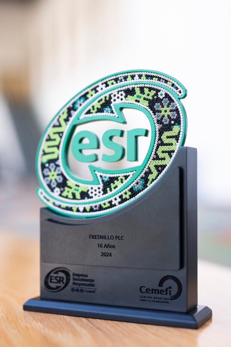 Recibe Fresnillo plc distintivo de ESR 2024