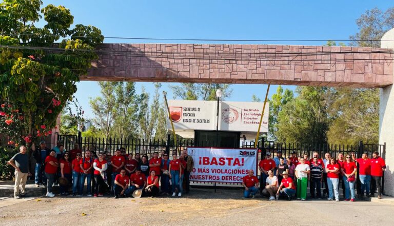 Toma sindicato el Instituto Tecnológico Superior Zacatecas Sur