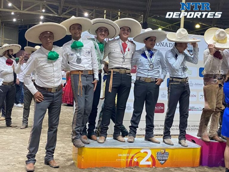 Zacatecas gana plata en Charrería