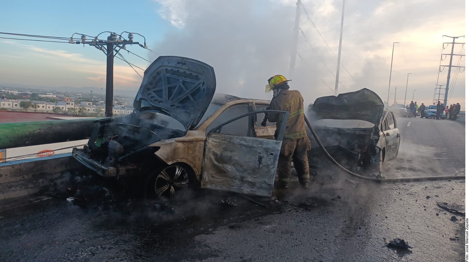 Arden casas y vehículos en Juchipila NTR Zacatecas