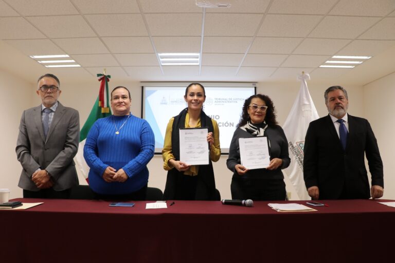 Firman CDHEZ y TJAEZ convenio de colaboración