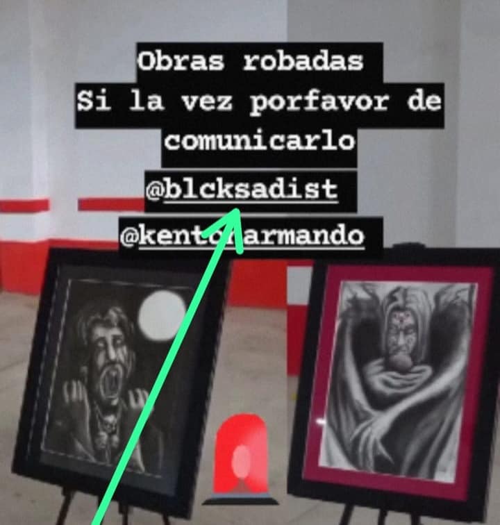 Roban obras en galería La Joya