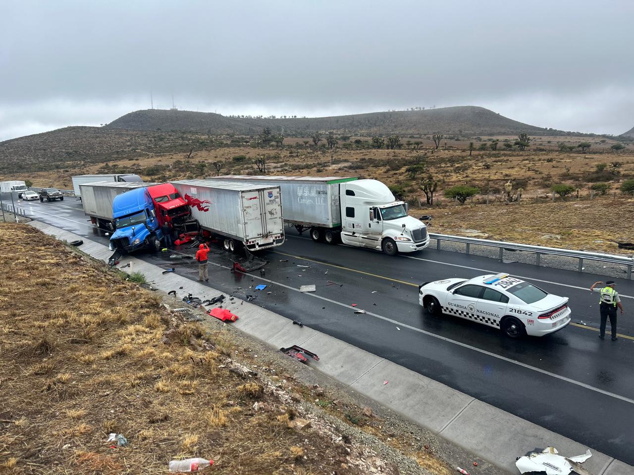 Tarde accidentada en la carretera federal 45 NTR Zacatecas