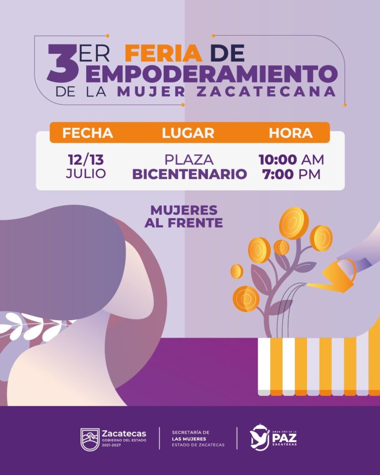 Anuncian tercera Feria de Empoderamiento “Mujeres al Frente”