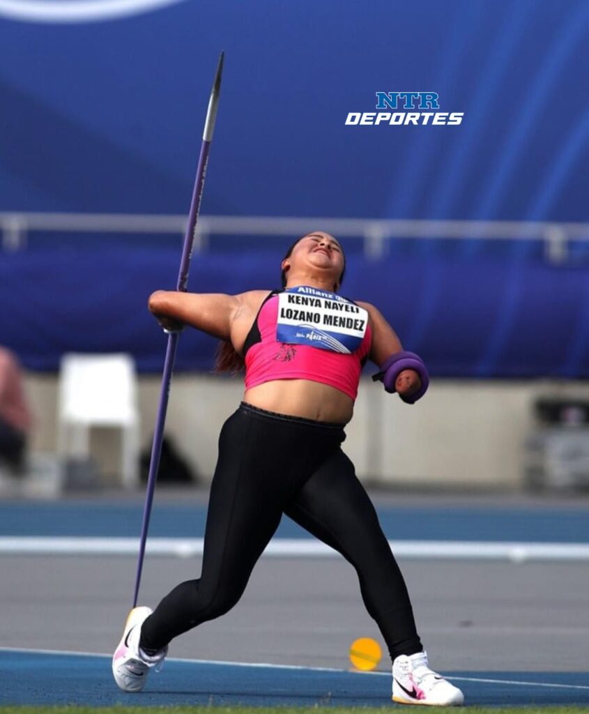 Kenya Lozano a Juegos Paralímpicos de París 2024 NTR Zacatecas