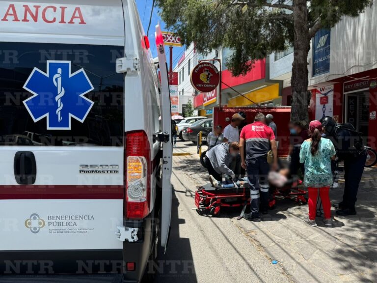 Atropellan a dos niñas en Guadalupe; las trasladan a hospital
