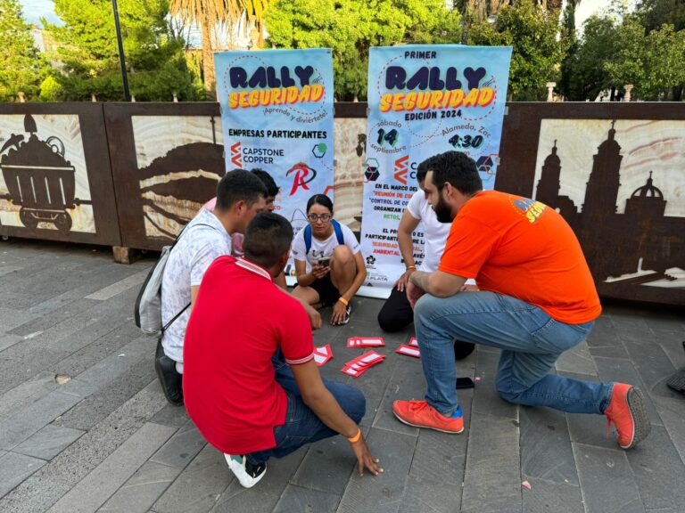 Celebra Capstone Copper Cozamín rally de seguridad