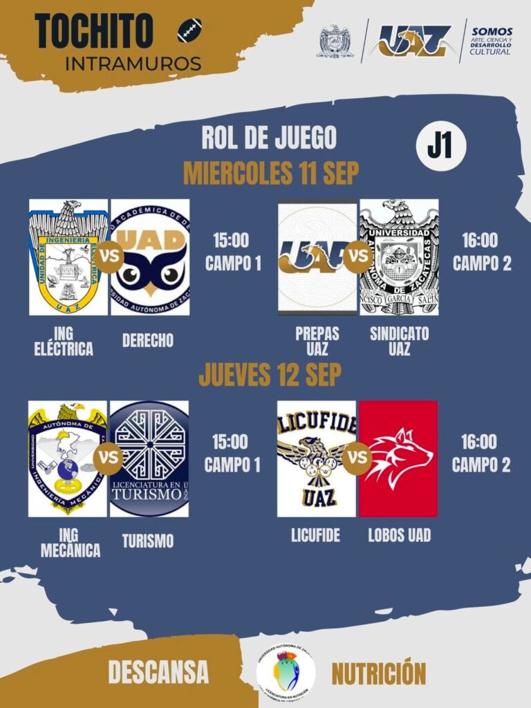 Por comenzar Torneo universitario de Tochito