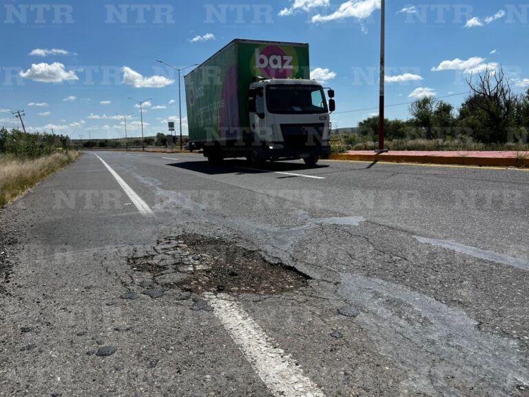 Un riesgo, transitar tramo Fresnillo-Enrique Estrada