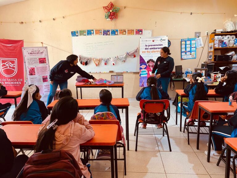 Realizan acciones en favor de la salud menstrual