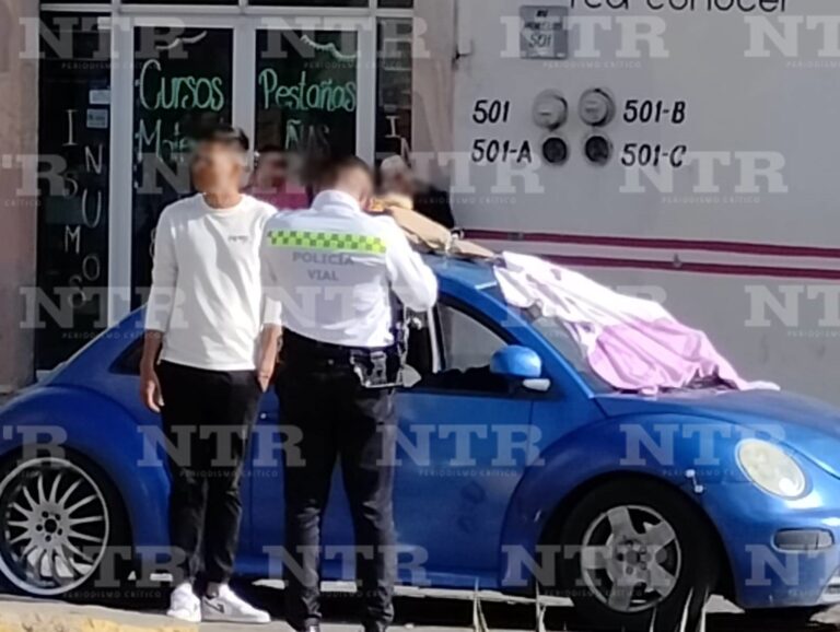 Detienen a hombre en crucero González Ortega con Morelos