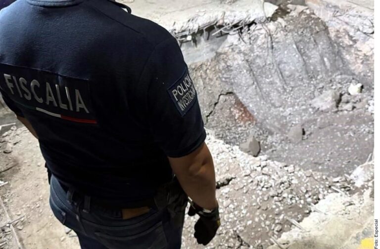Hallan a empresario enterrado en bodega