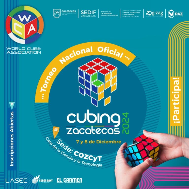 Capital, sede del Torneo Nacional Oficial Cubing