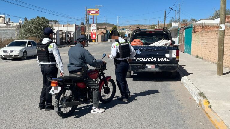 Retiran 1600 motos en operativo Transita Seguro