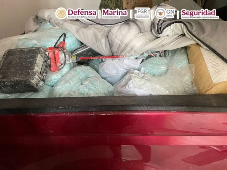 Aseguran más de una tonelada de fentanilo en Sinaloa