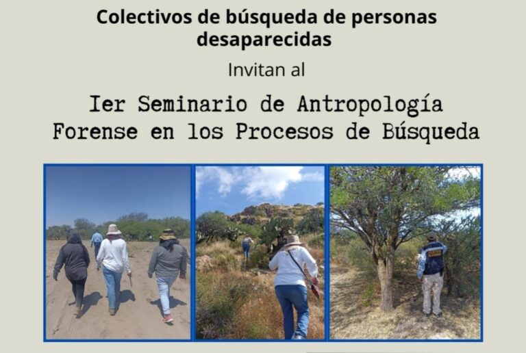 Impartirán seminario de Antropología Forense en los Procesos de Búsqueda
