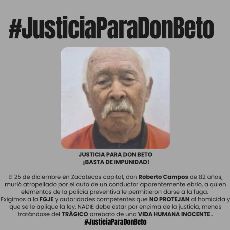 Exigen justicia para don Beto
