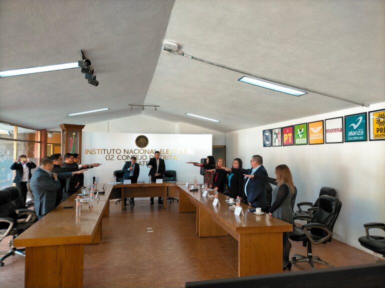 Instalan Consejos Distritales de INE Zacatecas para elecciones del PJ