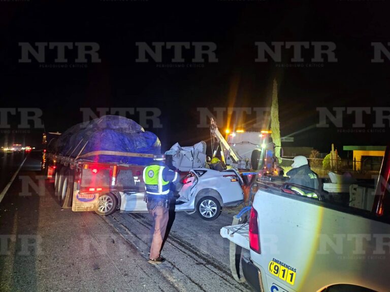 Muere conductor en fatal accidente