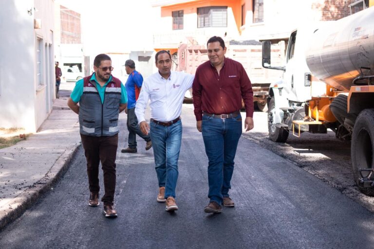 Reencarpetan calles de Guadalupe con recursos municipal y estatal