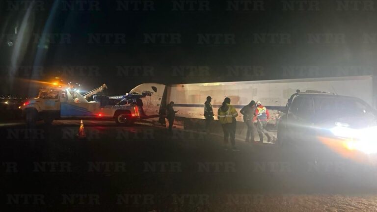 Registran accidente cerca de caseta Morfín Chávez