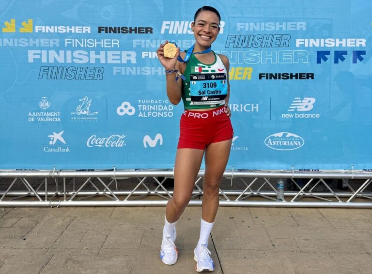 Sol Castro, mejor mexicana en Maratón de Valencia