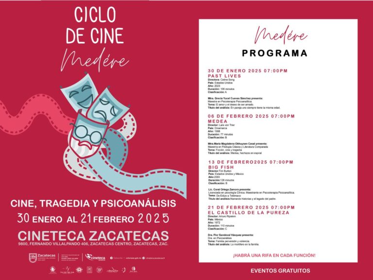 Listo, ciclo Medére: Cine, Tragedia y Psicoanálisis