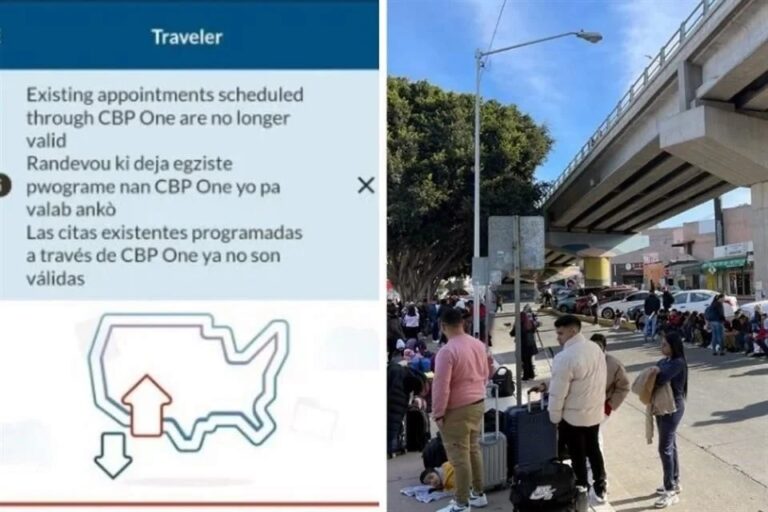 Reportan que ‘CBP One’ anuló citas de migrantes con EU