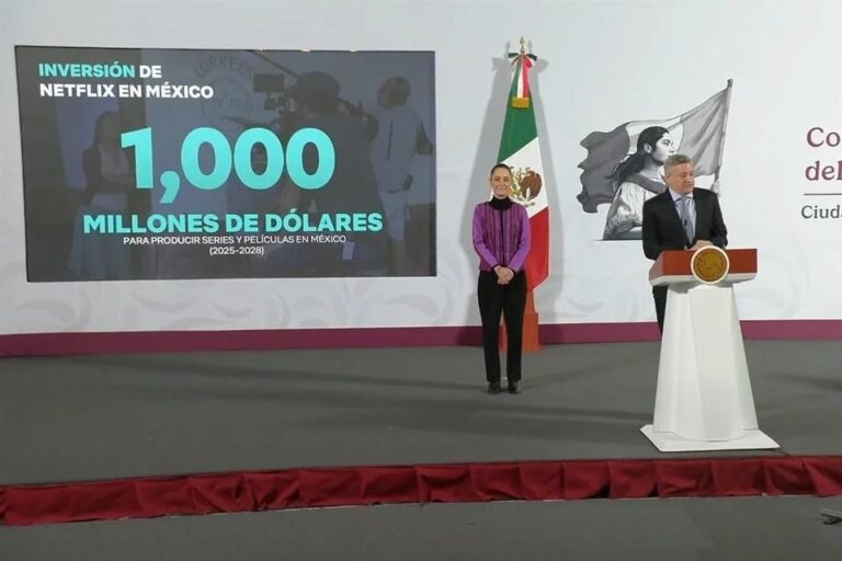 Anuncia Netflix inversión de mil mdd en México