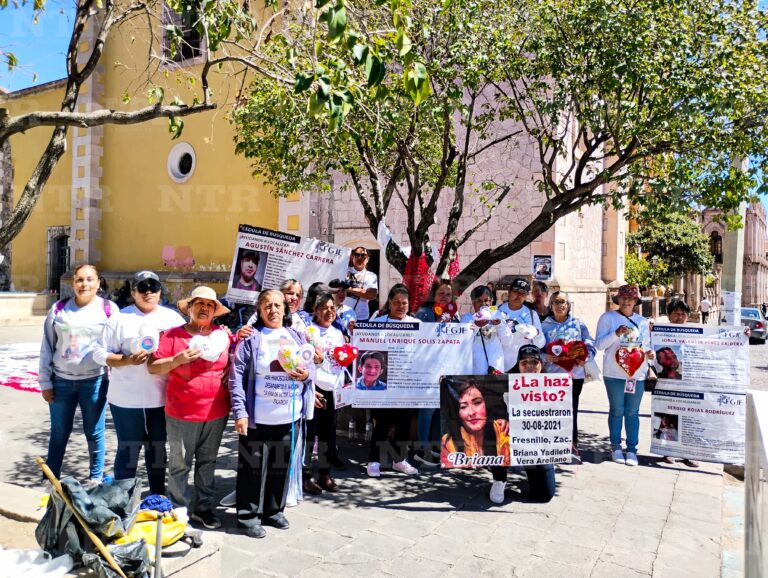 Siembran buscadoras una semilla de esperanza en Jerez
