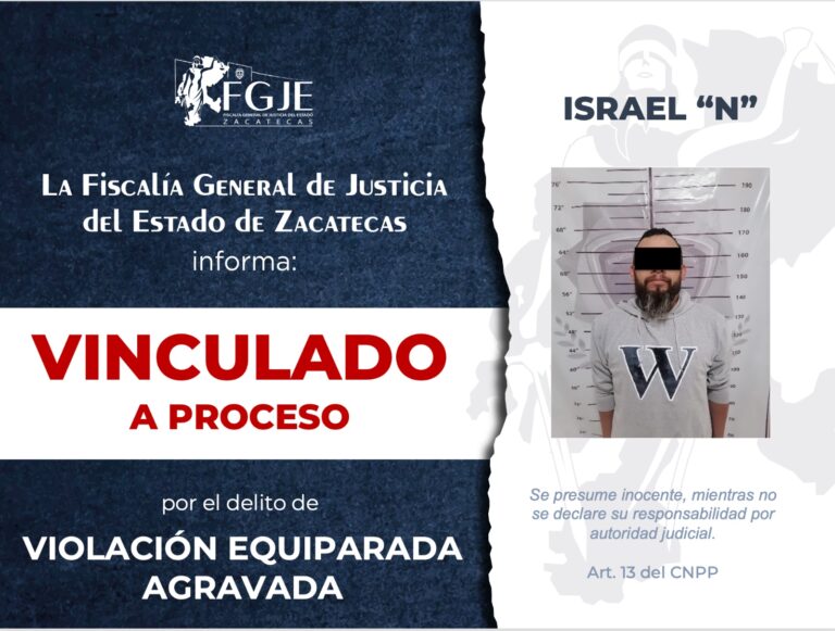 Vinculan a proceso a Israel por violación equiparada