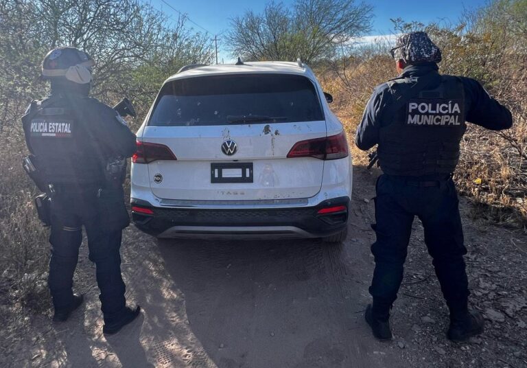 Aseguran camioneta con reporte de robo